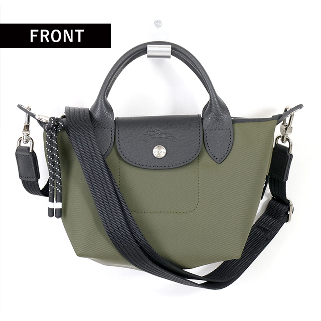ロンシャン ショルダーバッグ レディース ブランド LONGCHAMP プリアージュ エナジー XS トップハンドルバッグ ハンドバッグ 2WAY L1500HSR892 カーキ バッグ 斜めがけ 高級 おしゃれ プレゼント 女性 実用的 かわいい_1