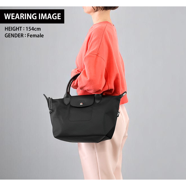 ロンシャン ショルダーバッグ レディース ブランド LONGCHAMP プリアージュ エナジー S トップハンドルバッグ ハンドバッグ 2WAY L1512HSR001 ブラック バッグ 斜めがけ 高級 おしゃれ プレゼント 女性 実用的 かわいい_7