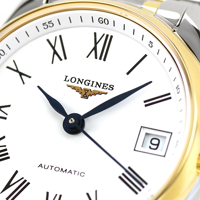 ロンジン マスターコレクション 自動巻き レディース L2.128.5.11.7 LONGINES 腕時計 ホワイト×ゴールド_5