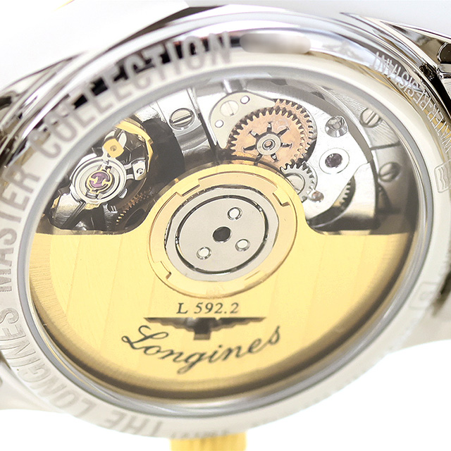 ロンジン マスターコレクション 自動巻き レディース L2.128.5.11.7 LONGINES 腕時計 ホワイト×ゴールド_6