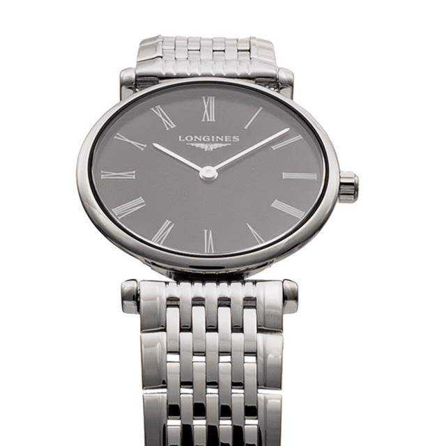 ロンジン グランクラシック クォーツ 電池式 腕時計 ブランド レディース LONGINES L4.209.4.51.6 アナログ ブラック 黒 スイス製 おしゃれ 防水 かわいい プレゼント 女性 実用的_2