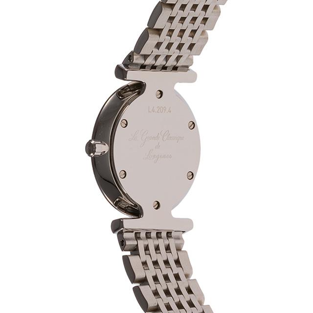 ロンジン グランクラシック クォーツ 電池式 腕時計 ブランド レディース LONGINES L4.209.4.51.6 アナログ ブラック 黒 スイス製 おしゃれ 防水 かわいい プレゼント 女性 実用的_4