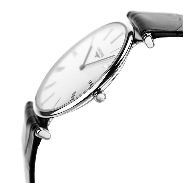 ロンジン グランクラシック クオーツ 腕時計 ブランド メンズ LONGINES L4.709.4.21.2 アナログ ホワイト ブラック 黒 スイス製 おしゃれ 防水 プレゼント 男性 実用的_2