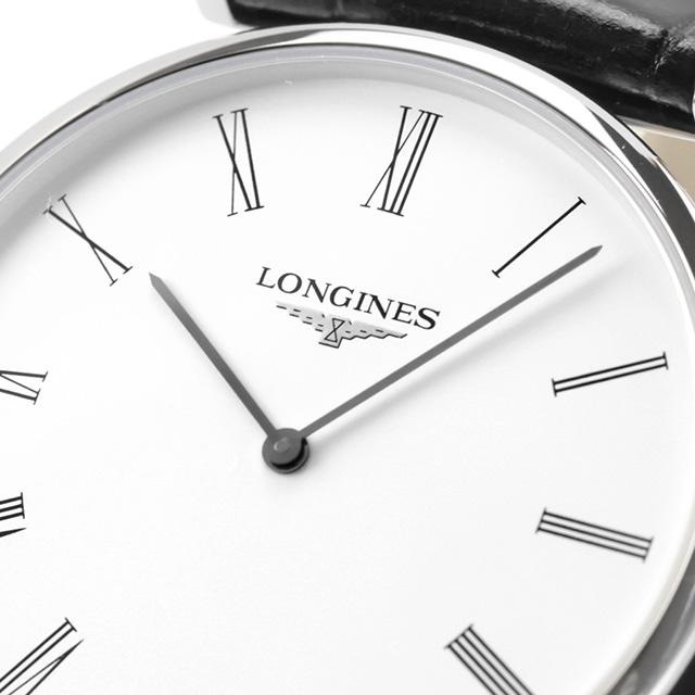 ロンジン グランクラシック クオーツ 腕時計 ブランド メンズ LONGINES L4.709.4.21.2 アナログ ホワイト ブラック 黒 スイス製 おしゃれ 防水 プレゼント 男性 実用的_5