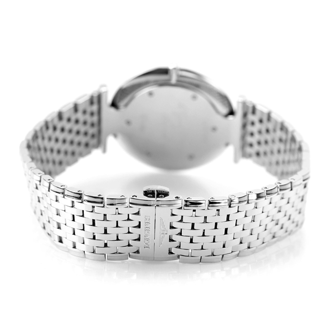 稼働 LONGINES グレー デイト ラウンド 腕時計 新品電池 クォーツ ロンジン グランクラシック クォーツ 電池式 腕時計 ブランド メンズ