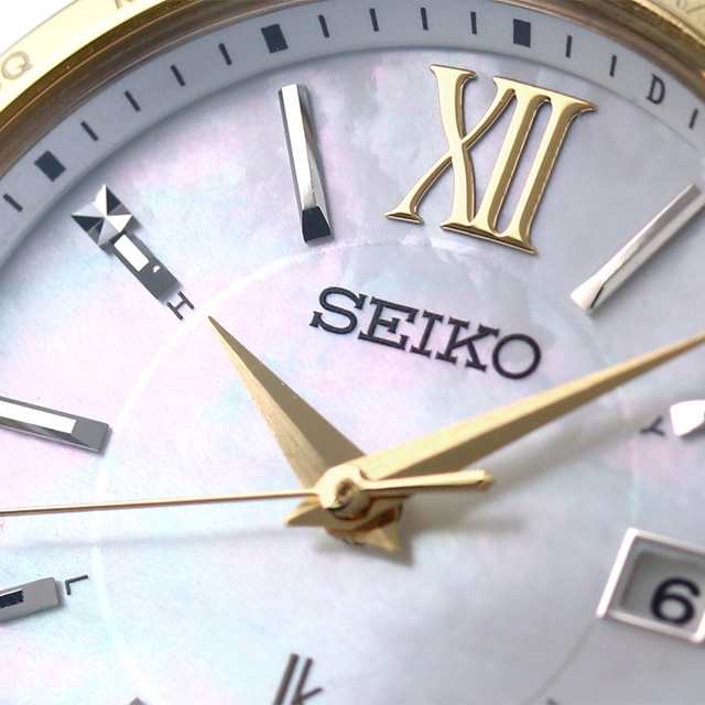 【名入れ1,000円】セイコー ルキア Standard Collection 電波ソーラー 腕時計 ブランド レディース SEIKO LUKIA  SSVV084 アナログ ホワイ｜au PAY マーケット