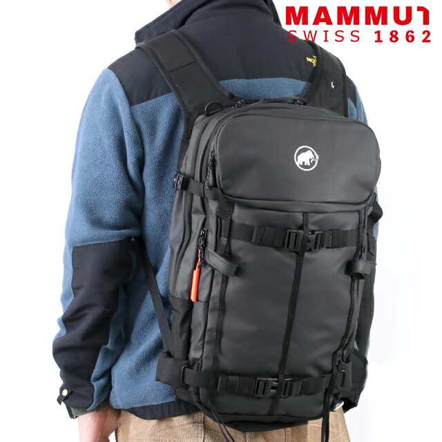 マムート リュック メンズ レディース ブランド MAMMUT ニルヴァーナ28 バックパック リュックサック スポーツバッグ ポリアミド90%、ポリエステル10% 2560-00260-0001-1028 ブラック バッグの通販は