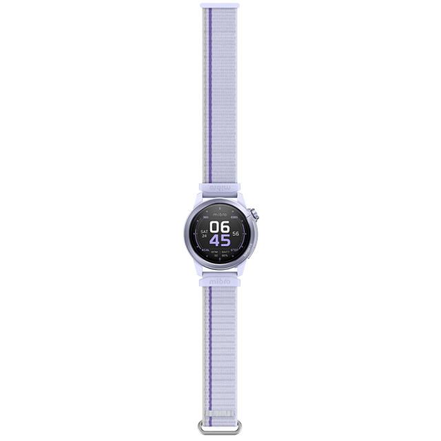 ミブロ GS Active2 充電式クォーツ スマートウォッチ ブランド メンズ レディース Bluetooth 替えベルト mibro SP380015-C237 デジタル ブラック パープル 黒_3