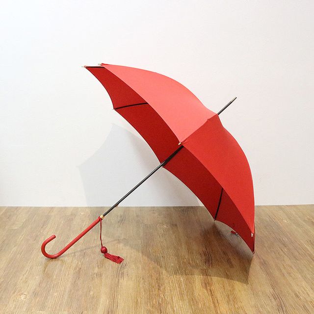 フォックスアンブレラズ FOX UMBRELLAS 傘 レディース 細巻きレザー WL1 RED レッド_1