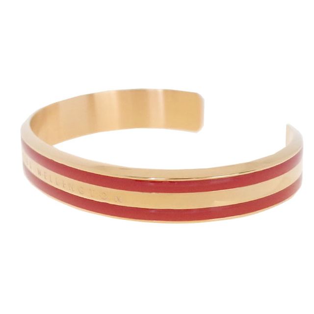 ダニエルウェリントン DANIEL WELLINGTON バングル ブレスレット レディース DW00400014 CLASSIC BRACELET RED S ローズゴールド レッド_1