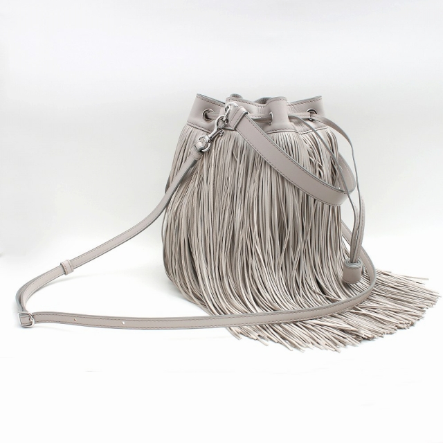 ジェイアンドエムデヴィッドソン J&M DAVIDSON ショルダーバッグ LFRG-0XX-SCNP-910S レディース ザ フリンジ THE FRINGE グレー_1