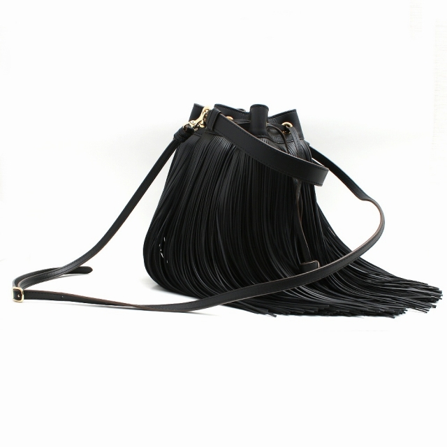 ジェイアンドエムデヴィッドソン J&M DAVIDSON ショルダーバッグ LFRG-0XX-SCNP-999G レディース ザ フリンジ THE FRINGE ブラック