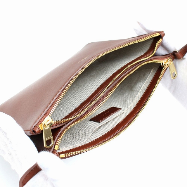 アーペーセー A.P.C. ショルダーバッグ レディース F61404-PXAWV-CAD sac sarah ブラウン_3