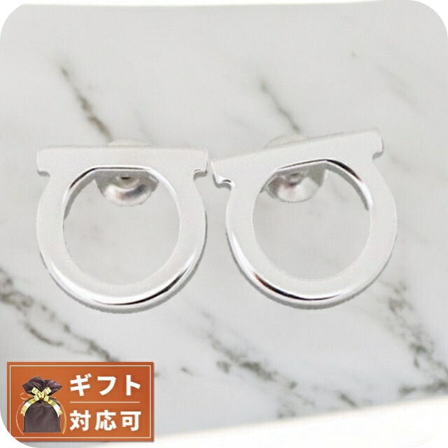 フェラガモ FERRAGAMO ピアス 760120-696433 メンズ レディース ガンチーニ GANCINO シルバーの通販は 13,834円
