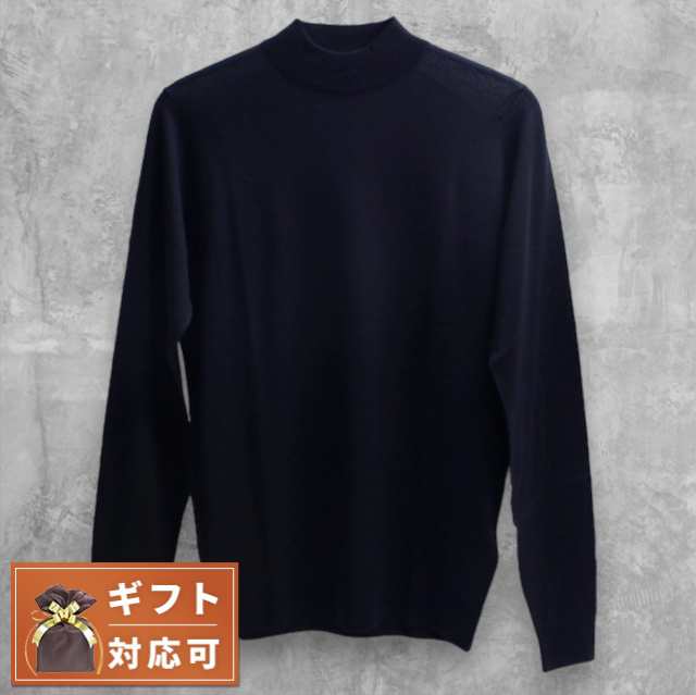 ジョンスメドレー JOHN SMEDLEY HARCOURT モックネック ニット HARCOURT-MIDNIGHT-M メンズ midnight