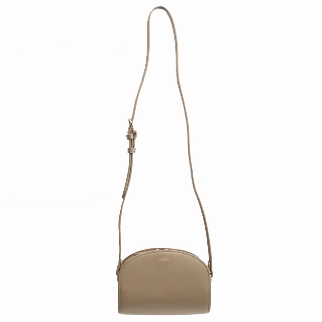 アーペーセー A.P.C. Demi Lune Mini SHOULDER BAG ショルダーバッグ F61392-PXAWV-BAM DEMI LUNE MINI ハーフムーン ミニ greige グレージュの通販は