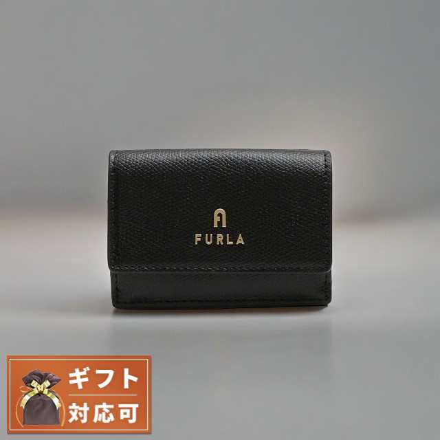 フルラ FURLA CAMELIA 三つ折り財布 WP00318-ARE000-O6000 レディース NERO ウォレットの通販は