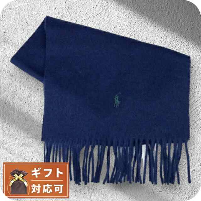 ポロラルフローレン POLO RALPH LAUREN マフラー PC0476-411 メンズ レディース NAVY ネイビーの通販は