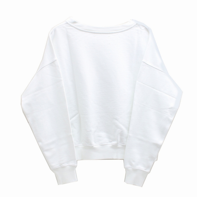 メゾンマルジェラ MAISON MARGIELA トレーナー S51GU0112S25498100 S レディース ロゴスウェットシャツ ホワイト