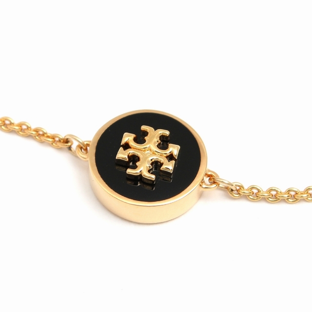 トリーバーチ TORY BURCH ブレスレット 90284-720 レディース KIRA ENAMEL BRACELET ゴールド ブラック_1