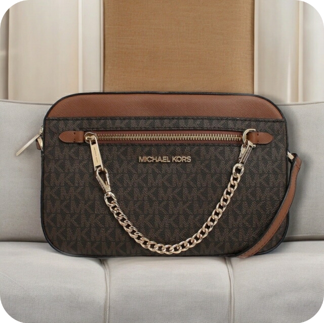 マイケルコース MICHAEL KORS ショルダーバッグ 35S1GTTC9B-BROWN レディース ブラウン
