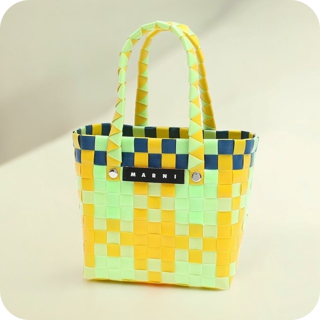 マルニ MARNI M00178-M00IW-0M533 ハンドバッグ レディース マーケット MARKET マルチカラー ライトグリーン