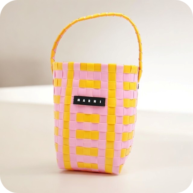 マルニ MARNI M00332-M00IW-0M213 ハンドバッグ レディース マーケット MARKET マルチカラー イエロー ピンク