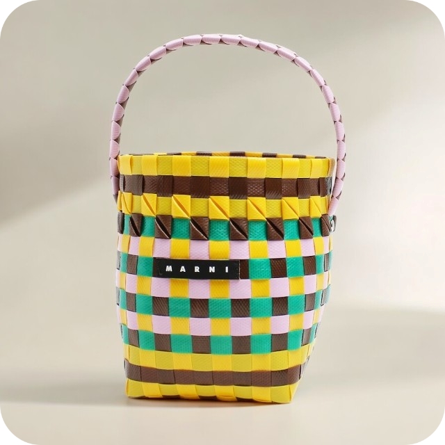 マルニ MARNI M00332-M00IW-0M214 ハンドバッグ レディース マーケット MARKET マルチカラー イエロー