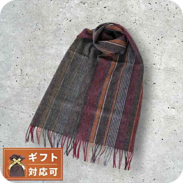ポールスミス PAUL SMITH マフラー M2A-150K-M459-28 メンズ バーガンディの通販は