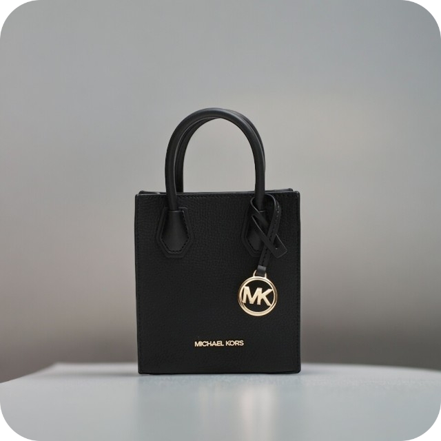 マイケルコース MICHAEL KORS MERCER XS NS SHOPPER XBODY LEATHER ショルダーバッグ 35S1GM9T0L-BLACK レディース ブラック