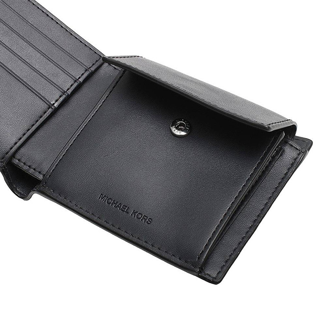マイケルコース MICHAEL KORS 折りたたみ財布 二つ折り財布 ウォレット 36U9LCRF3B-ADMRL-PLBLUE メンズ ブルー ネイビー 紺 MK_2