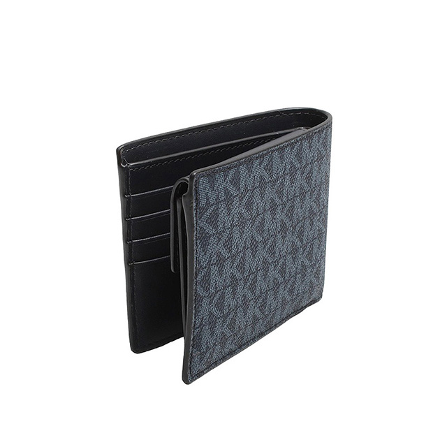 マイケルコース MICHAEL KORS 折りたたみ財布 二つ折り財布 ウォレット 36U9LCRF3B-ADMRL-PLBLUE メンズ ブルー ネイビー 紺 MK_3