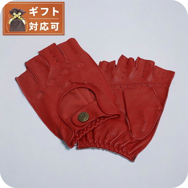 デンツ DENTS SNETTERTON 手袋 フィンガーレス グローブ 5-1009-BERRY-L メンズ レッド 手袋