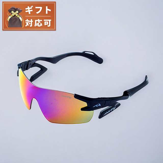 エアフライ AirFly サングラス AF301-C-3 メンズ レディース スポーツ 運動 ブラック サングラス