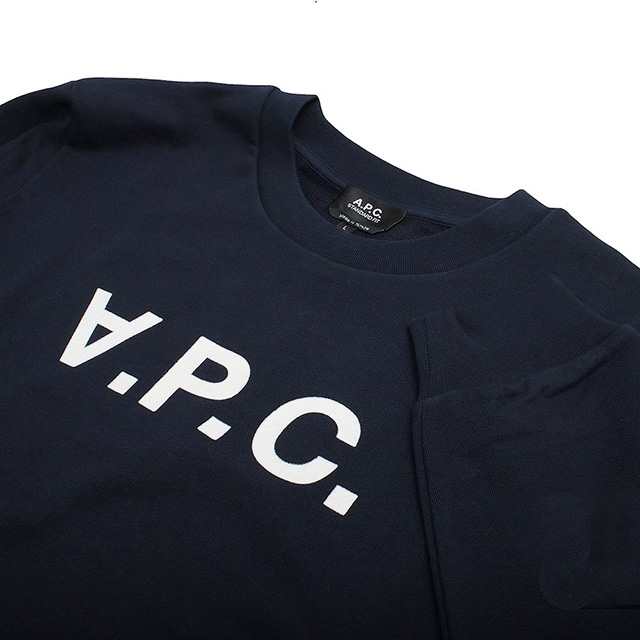 アーペーセー A.P.C. SWEAT STANDARD GRAND VPC トレーナー M27907-COHBN-TIQ-M メンズ レディース ネイビー スウェット_2