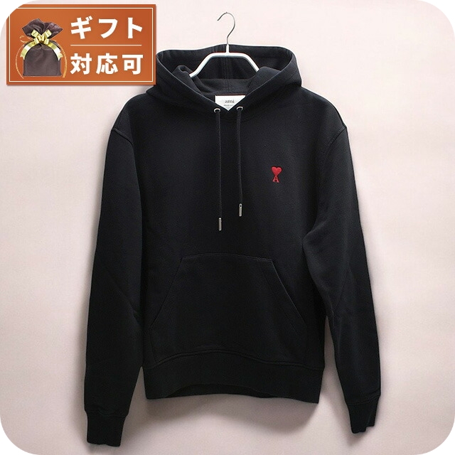 アミ パリス Ami Paris パーカー BFUSW235-730-M アミパリ メンズ ブラック スウェット
