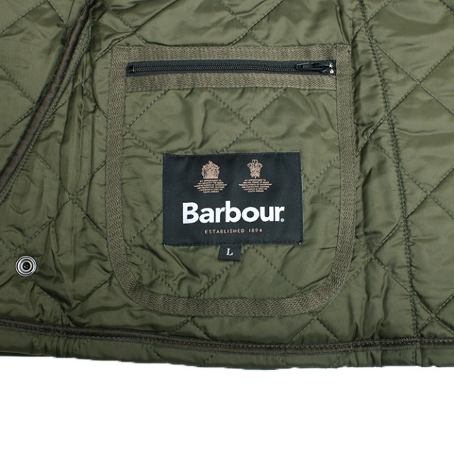 バブアー Barbour LIDDESDALE QUILT ジャケット MQU0001OL91-L メンズ カーキ オリーブ_4