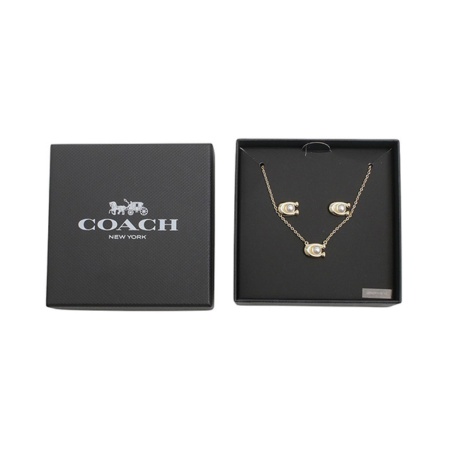 コーチ COACH アクセサリー ネックレス＆ピアス 473741GLD107 レディース ゴールド_1