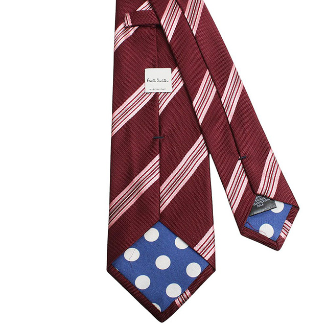 新品 ポールスミス PAUL SMITH ネクタイ MEN TIE 8CM BLADE ボルドー ポールスミス ネクタイ Paul Smith PS138 ハート ボルドー/レッド 8cm