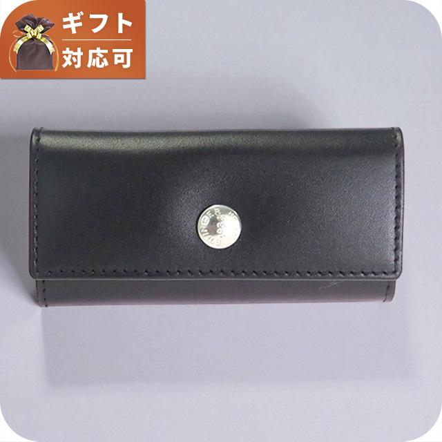 エッティンガー ETTINGEＲ ロイヤルコレクション 4連 キーケース メンズ ST840AJR BPL st840cfjr-purple ブラック パープル BLACK ブランド