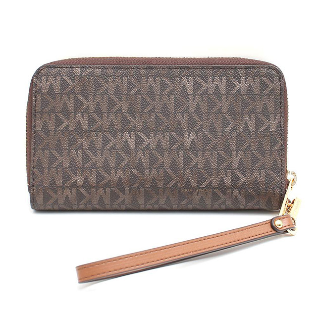 マイケルコース MICHAEL KORS 長財布 35F8GTVW9B-BROWN レディース アウトレット モノグラム ラウンドファスナー ブラウン ブランド ウォレット 高級 おしゃれ プレゼント 実用的 マイケルコース MICHAEL KORS 長財布 35F8GTVW9B-BROWN レディース