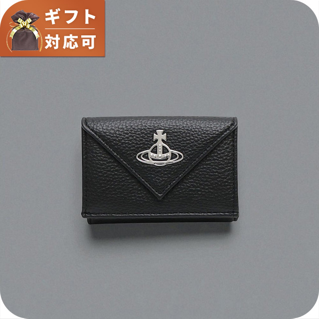 ヴィヴィアンウエストウッド VIVIENNE WESTWOOD 3つ折り財布 5115002FW-S000D-N403 レディース ブラック ブランド