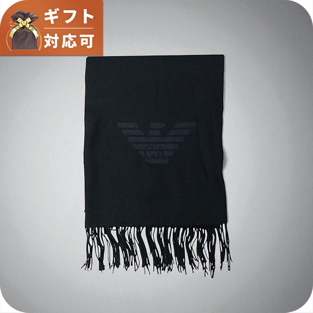 エンポリオアルマーニ EMPORIO ARMANI マフラー 625214-CC318-00020 メンズ ブラック マフラー ブランド