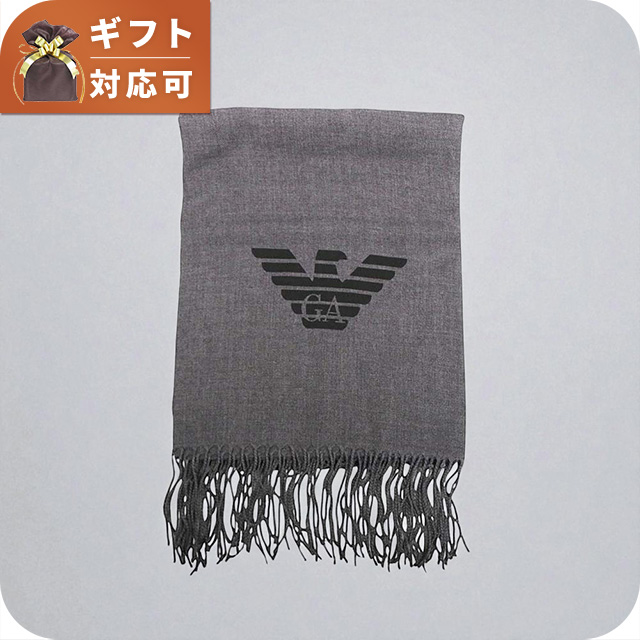 エンポリオアルマーニ EMPORIO ARMANI マフラー 625214-CC318-04443 メンズ グレー マフラー ブランド