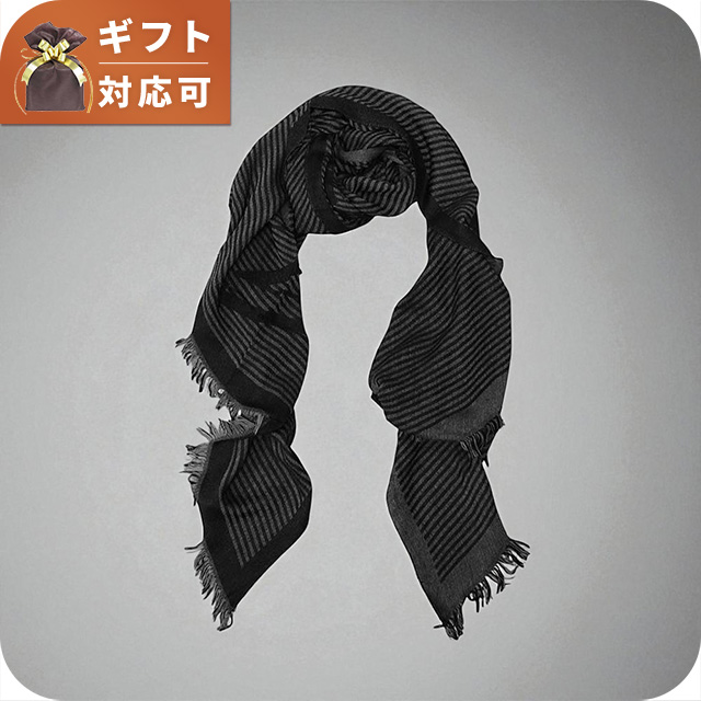 エンポリオアルマーニ EMPORIO ARMANI マフラー 625303-2F363-00020 メンズ ブラック マフラー ブランド