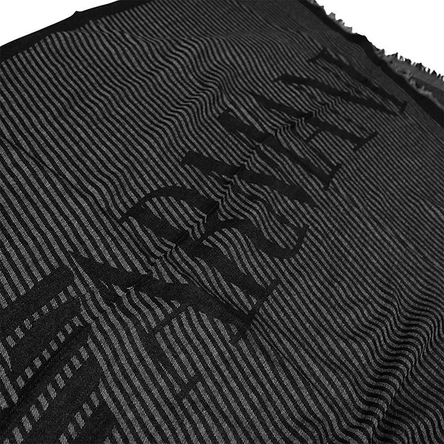 エンポリオアルマーニ EMPORIO ARMANI マフラー 625303-2F363-00020 メンズ ブラック マフラー ブランド_3