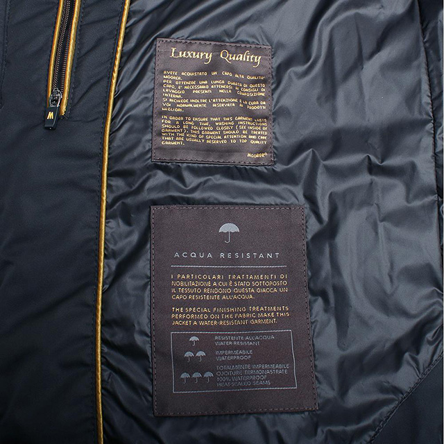 ムーレー MOORER FIRE-WK ダウンベスト MOUGI200307-FIRE-BLU-48