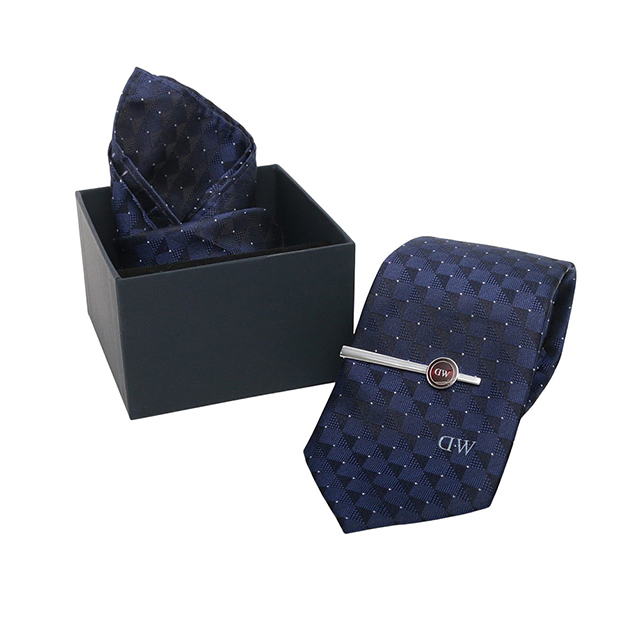ダニエルウェリントン DANIEL WELLINGTON ネクタイ＆チーフ＆タイバー 3点セット DW02800018 メンズ ネクタイ ブランド_5