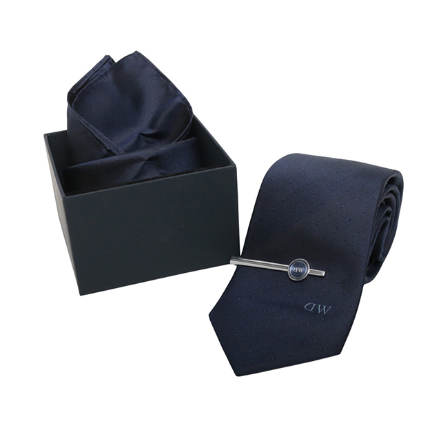 ダニエルウェリントン DANIEL WELLINGTON ネクタイ＆チーフ＆タイバー 3点セット DW02800020 メンズ ネクタイ ブランド_5