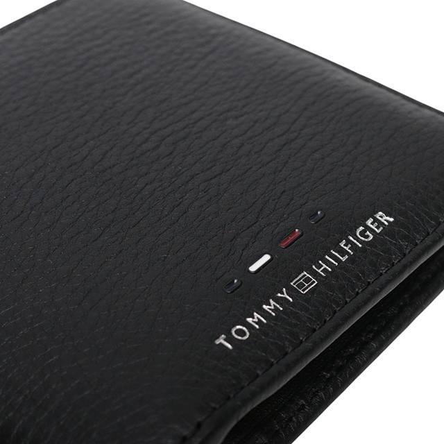 トミーヒルフィガー TOMMY HILFIGER TH PREMIUM CC &amp; COIN 二つ折り財布 AM0AM12762BDS-BLACK メンズ ブランド ウォレット 高級 おしゃれ プレゼント 実用的_5